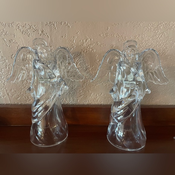 Princess House Angle Candle Holders - Picture 2 of 3